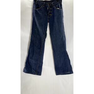 LEVI’S Women’s Vintage Dark Blue Button-Up Denim Bootcut Jean SZ 30x34